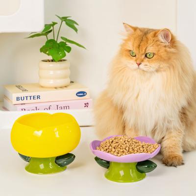 Show full view: Happy & Polly Flower Shaped Cat Bowl slide 2 of 9