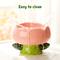 Show in main carousel: Happy & Polly Flower Shape Cat Bowl - Pink Bowl, Pink slide 8 of 9