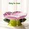 Show in main carousel: Happy & Polly Flower Shape Cat Bowl - Purple Plate, Purple slide 9 of 10