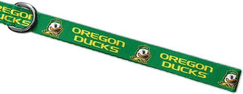 Show full view: ShopInstaPets Oregon Ducks Polyester Dog Leash, Green, 6-ft long, 1-in wide slide 2 of 3