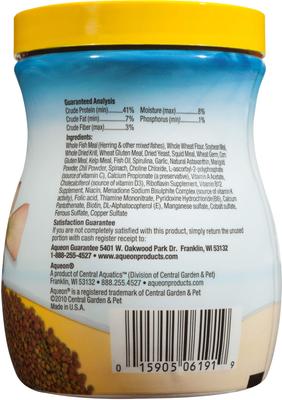 Show full view: Aqueon Tropical Granules Fish Food, 6.5-oz jar slide 2 of 7