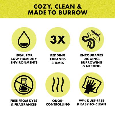 Show full view: Zilla Reptile Comfort Bedding, White, 24.6-L slide 3 of 11