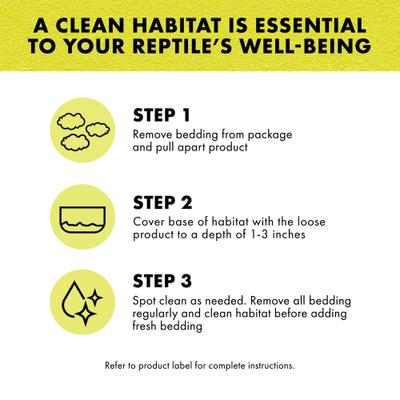 Show full view: Zilla Reptile Comfort Bedding, White, 24.6-L slide 5 of 11