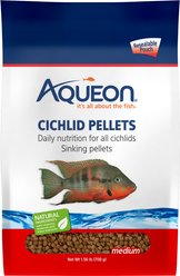 Aqueon Cichlid Pellet Food, Medium, 25-oz bag