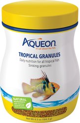 Aqueon Tropical Granules Fish Food, 6.5-oz jar