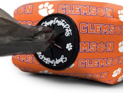 ShopInstaPets Clemson Tigers Dog Poop Bag Holder, Orange slide 2 of 3