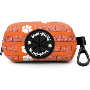 ShopInstaPets NCAA Poop Bag Holder, Clemson Tigers
