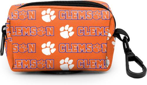 Show full view: ShopInstaPets Clemson Tigers Dog Poop Bag Holder, Orange slide 3 of 4