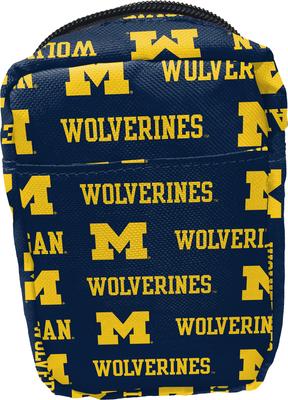 Show full view: ShopInstaPets Michigan Wolverines Treat Training Dog Pouch, Blue slide 2 of 3
