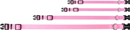 Show full view: Frisco Solid Nylon Dog Collar, Pink, S: 10 to 14-in neck, 5/8-in W slide 6 of 10