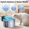 Show in main carousel: Casfuy SY-W08L Cordless Smart 3-Mode Stainless Steel Cat Water Fountain, 119-oz slide 4 of 10