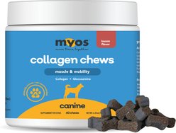 MYOS Muscle & Mobility Collagen Chews Dog Supplement, 180-g