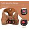 Show in main carousel: Bella & Pal OxyMesh Velcro Step-in Harness & Leash Set, Mocha Brown, XX-Small slide 4 of 7