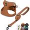 Show in main carousel: Bella & Pal OxyMesh Velcro Step-in Harness & Leash Set, Mocha Brown, XX-Small slide 1 of 7