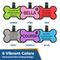 Show in main carousel: GoTags Bone Silent Silicone Personalized Dog ID Tag, Pink slide 5 of 7