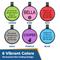 Show in main carousel: GoTags Round Silent Silicone Personalized Dog ID Tag, Blue slide 5 of 6