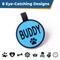Show in main carousel: GoTags Round Silent Silicone Personalized Dog ID Tag, Blue slide 4 of 6