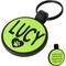 Show in main carousel: GoTags Round Silent Silicone Personalized Dog ID Tag, Green slide 1 of 6