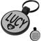 Show in main carousel: GoTags Round Silent Silicone Personalized Dog ID Tag, Gray slide 1 of 6