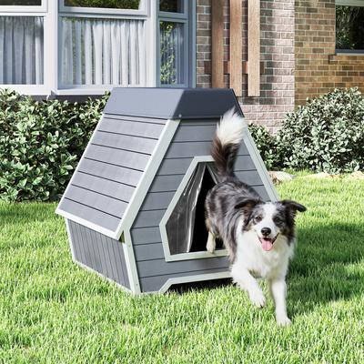 Show full view: Coziwow Indoor & Outdoor Waterproof & Chew Resistant Dog House, Dark Grey, Large slide 9 of 10