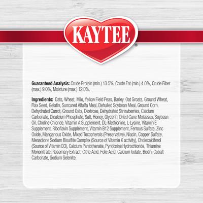 Show full view: Kaytee Treat Stick with Superfoods Strawberry & Flax Seed Small Animal Treat, 5.5-oz bag slide 5 of 11