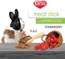 Kaytee Treat Stick with Superfoods Strawberry & Flax Seed Small Animal Treat, 5.5-oz bag slide 2 of 8