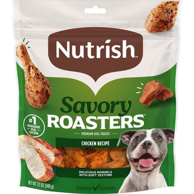 Rachael Ray Nutrish Rachael Ray Nutrish Savory Roasters Chicken Recipe Premium Dog Treats, 12-oz bag