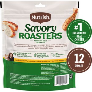 Nutrish Savory Roasters Chicken Recipe Premium Dog Treats, 12-oz bag (Rachael Ray)