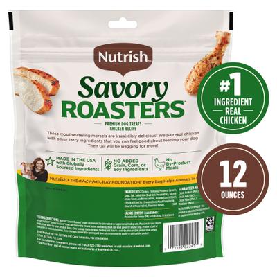 Show full view: Nutrish Savory Roasters Chicken Recipe Premium Dog Treats, 12-oz bag (Rachael Ray) slide 4 of 14