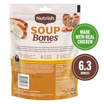 Show full view: Nutrish Soup Bones Premium Chicken & Veggies Flavor Dog Chews, 6.3-oz bag (Rachael Ray) slide 4 of 14