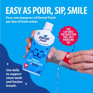 Dental Fresh Original Formula Cat Dental Water Additive, 8-fl oz bottle