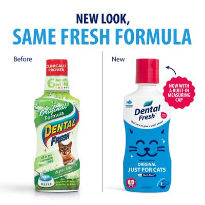 Show full view: Dental Fresh Original Formula Cat Dental Water Additive, 8-fl oz bottle slide 3 of 12