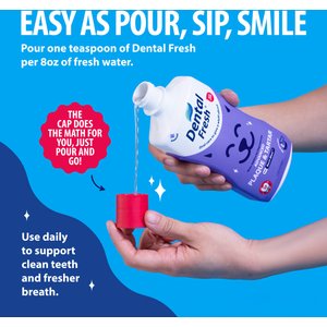 Dental Fresh Advanced Plaque & Tartar Dog & Cat Dental Water Additive, 32-fl oz bottle