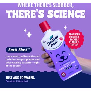 Dental Fresh Advanced Plaque & Tartar Dog & Cat Dental Water Additive, 32-fl oz bottle