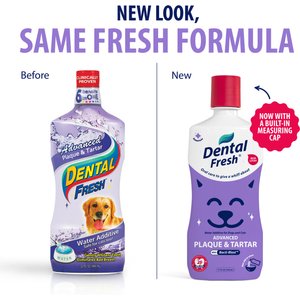 Dental Fresh Advanced Plaque & Tartar Dog & Cat Dental Water Additive, 32-fl oz bottle