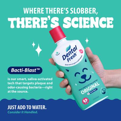 Show full view: Dental Fresh Original Formula Dog & Cat Dental Water Additive, 8-fl oz bottle slide 6 of 12