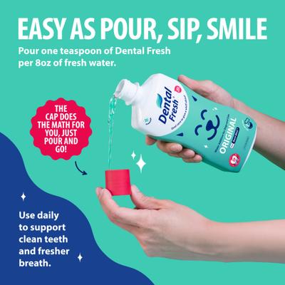 Show full view: Dental Fresh Original Formula Dog & Cat Dental Water Additive, 8-fl oz bottle slide 4 of 12