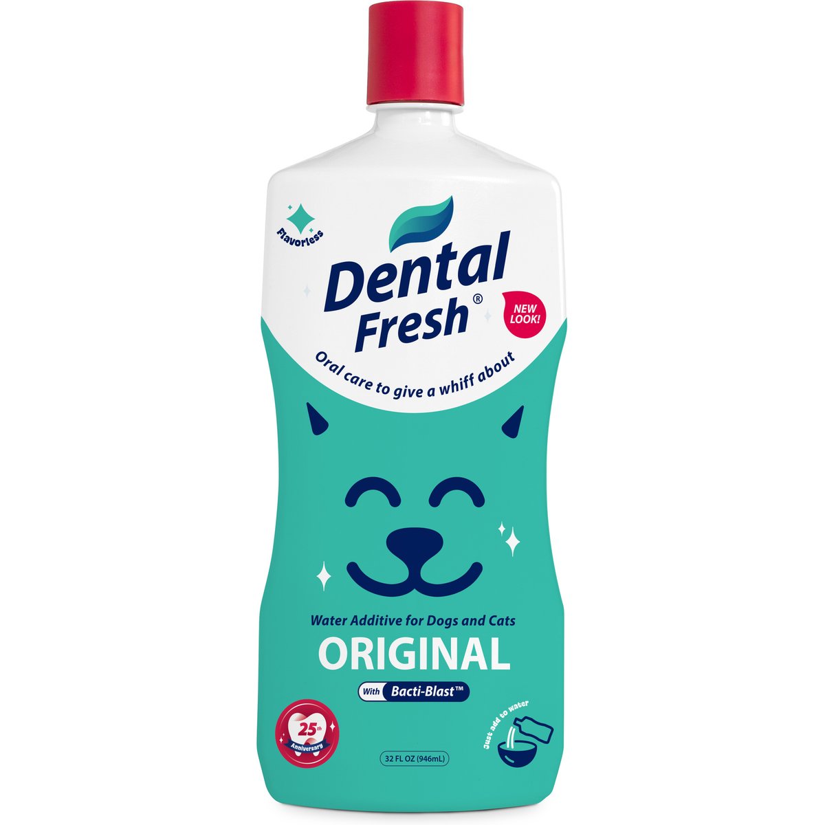 Dental Fresh Original Formula Dog & Cat Dental Water Additive, 32-fl oz bottle