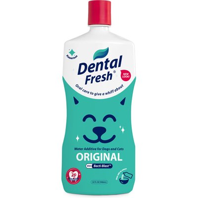 Dental Fresh Dental Fresh Original Formula Dog & Cat Dental Water Additive, 32-fl oz bottle