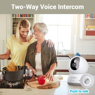 Show full view: blurams 8MP 4K Ultra HD Indoor Color Night Vision Pet Tracking Camera, White slide 3 of 6