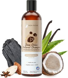 kin+kind Deep Clean Natural Almond+Vanilla Dog Shampoo, 12-fl oz bottle