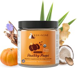 kin+kind Organic Healthy Poops Dog & Cat Supplement, 8-oz bottle