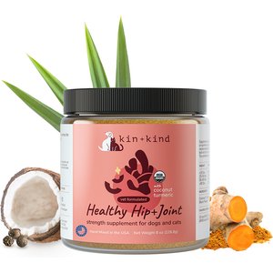kin+kind Healthy Hip & Joint Dog & Cat Supplement, 8-oz bottle