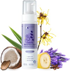 kin+kind Natural Lavender Calming Waterless Bath Dog & Cat Shampoo, 8-fl oz bottle