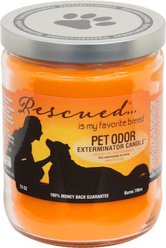Pet Odor Exterminator Rescued Deodorizer Candle, 13-oz