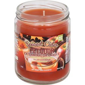 Pet Odor Exterminator Spiced Cider Deodorizer Candle, 13-oz