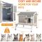 Show in main carousel: Petscosset Insulated Outdoor Cat House with Raised Base & Openable Roof, Gray, 28.7 x 25.6 x 26.3-in slide 2 of 12