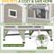 Show in main carousel: Petscosset Outdoor Cat House with Raised Base & Openable Roof, Gray, 28.7 x 25.6 x 26.3-in slide 7 of 9