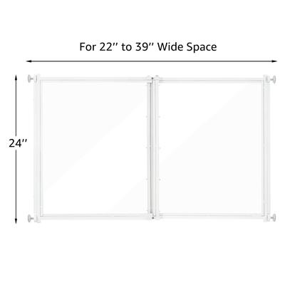 Show full view: Unipaws Acrylic Small Animals Gate, 24-in slide 2 of 7