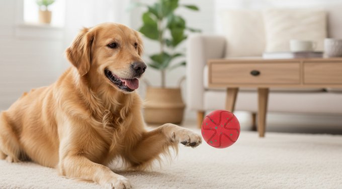 PawsPik Smart Bounce Interactive Dog Toy